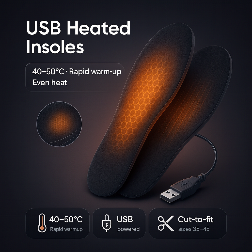 USB Heated Shoe Insoles