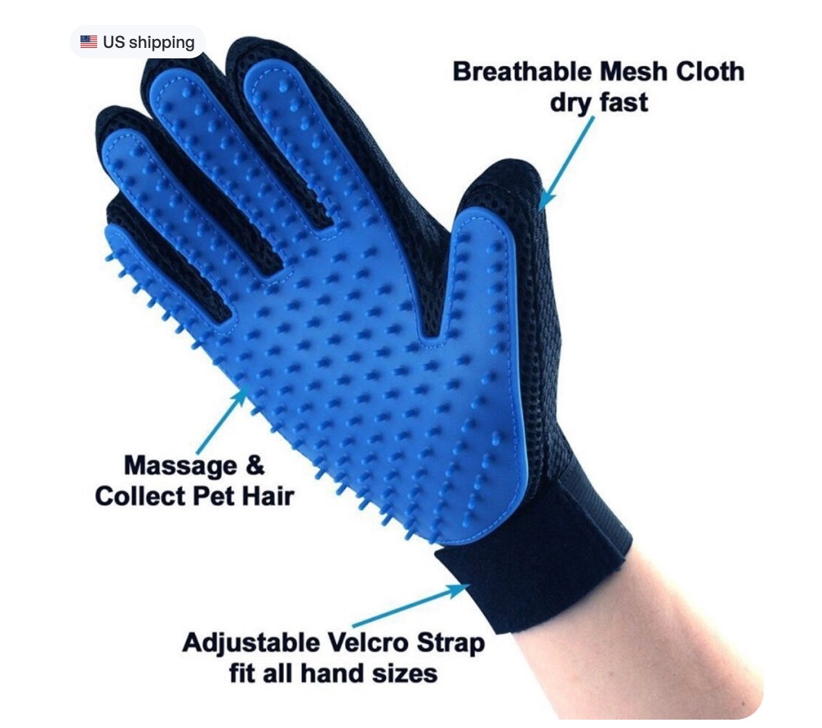 Miaow Pet Grooming Glove