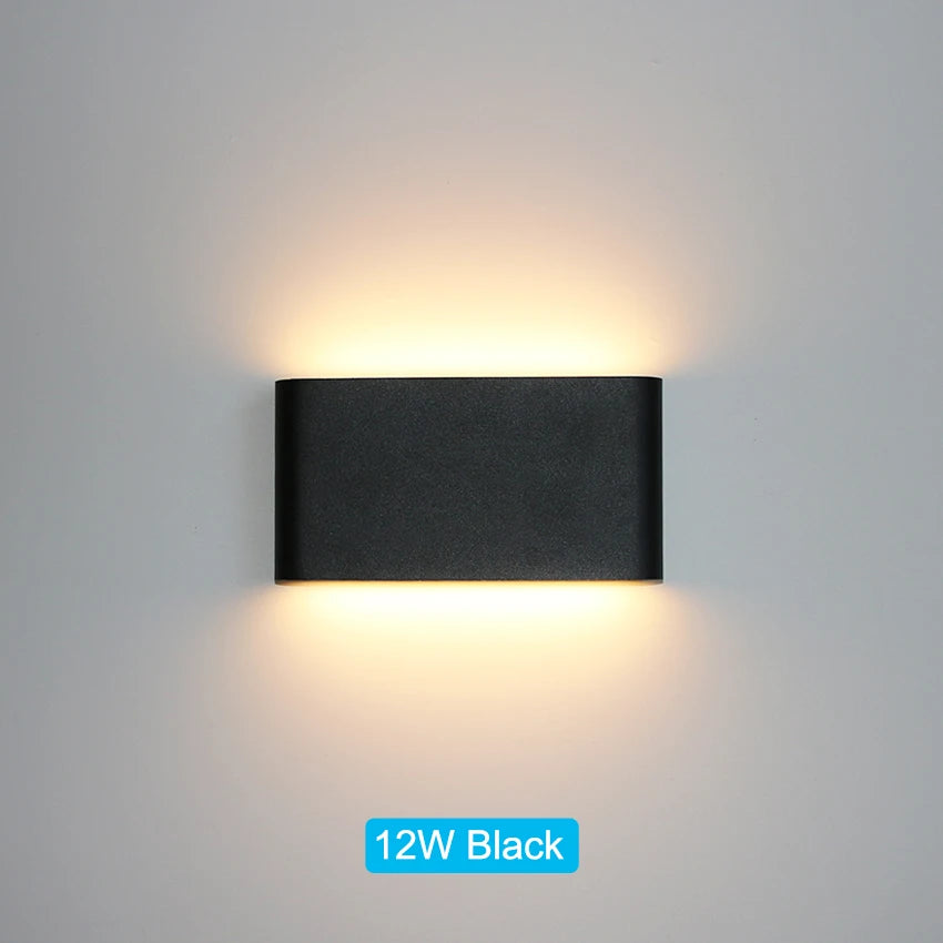 Modern IP65 Waterproof LED Wall Light – Energy Efficient Outdoor Wall Sconce for Indoor and Outdoor Use, Black or White - 7