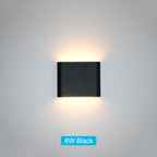 Modern IP65 Waterproof LED Wall Light – Energy Efficient Outdoor Wall Sconce for Indoor and Outdoor Use, Black or White - 10