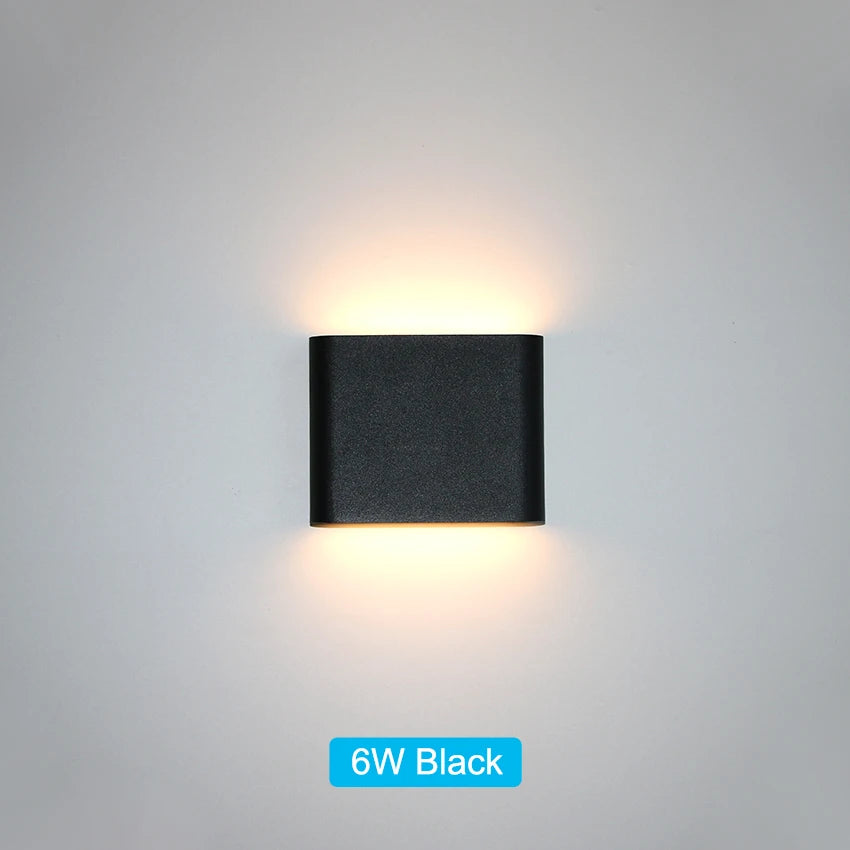 Modern IP65 Waterproof LED Wall Light – Energy Efficient Outdoor Wall Sconce for Indoor and Outdoor Use, Black or White - 10