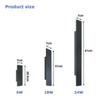 Outdoor Wall Light - Waterproof Aluminum LED Sconce for Courtyards and Porches - Modern Exterior Wall Lantern - 5