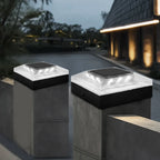 Nova Solar Post Cap Light | IP65 Waterproof, 3 Lighting Modes for 4-Inch Posts