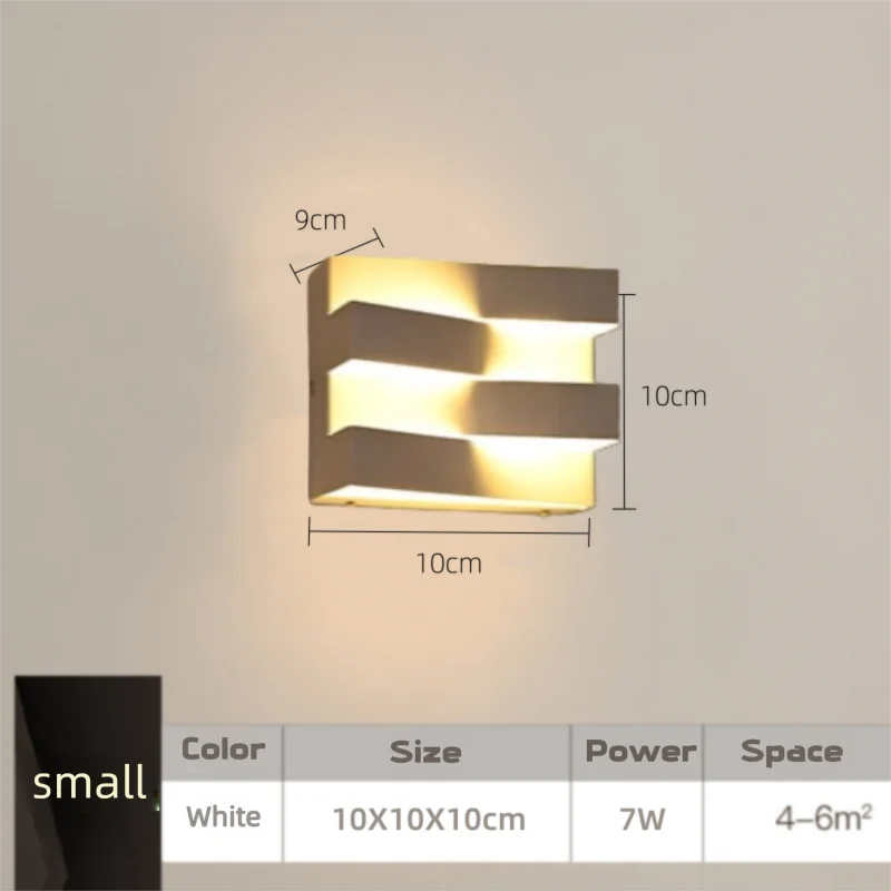 Jade Square Wall Sconce | Waterproof LED, Modern Design