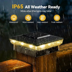 Solaire Solar Post Light | Waterproof, 10-12 Hours of Illumination