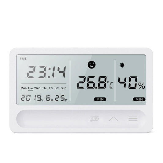 Digital Thermometer Hygrometer with Clock