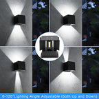 Elysian LED Wall Light | Waterproof Aluminum, Adjustable Beam Angle