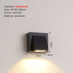 Clara ウォールスコンセ | モダンなアルミ製アップダウンライト、ブラックLED