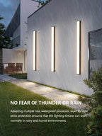 Folio LED Wall Light | Waterproof, Modern Design for Outdoor Use