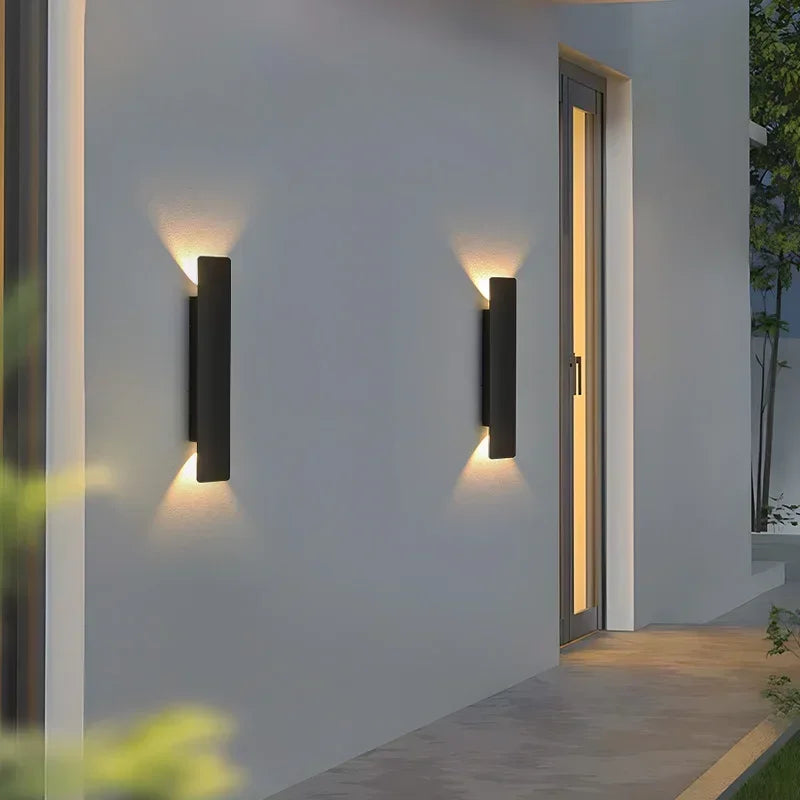 18W LED Waterproof Outdoor Wall Lamp, Modern Aluminum Exterior Wall Light for Garden and Patio - 6