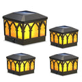 Kona Solar Post Cap Lights | Dual Mode, IPX5 Waterproof, Fits 3.5x3.5 & 4x4 Posts