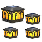Kona Solar Post Cap Lights | Dual Mode, IPX5 Waterproof, Fits 3.5x3.5 & 4x4 Posts