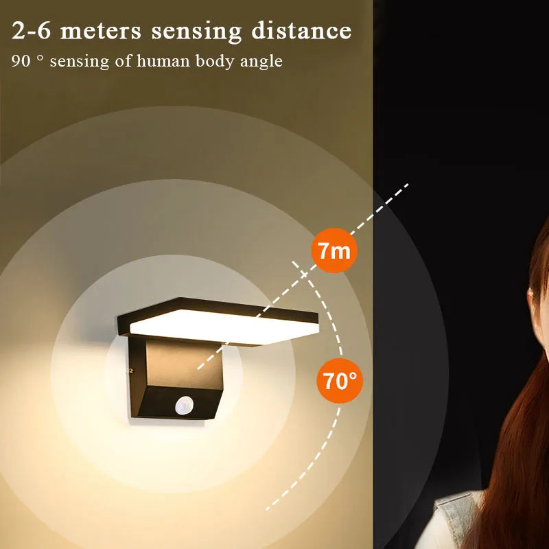 Luma Outdoor Wall Lamp | IP65 Waterproof, Adjustable Angle, Motion Sensor