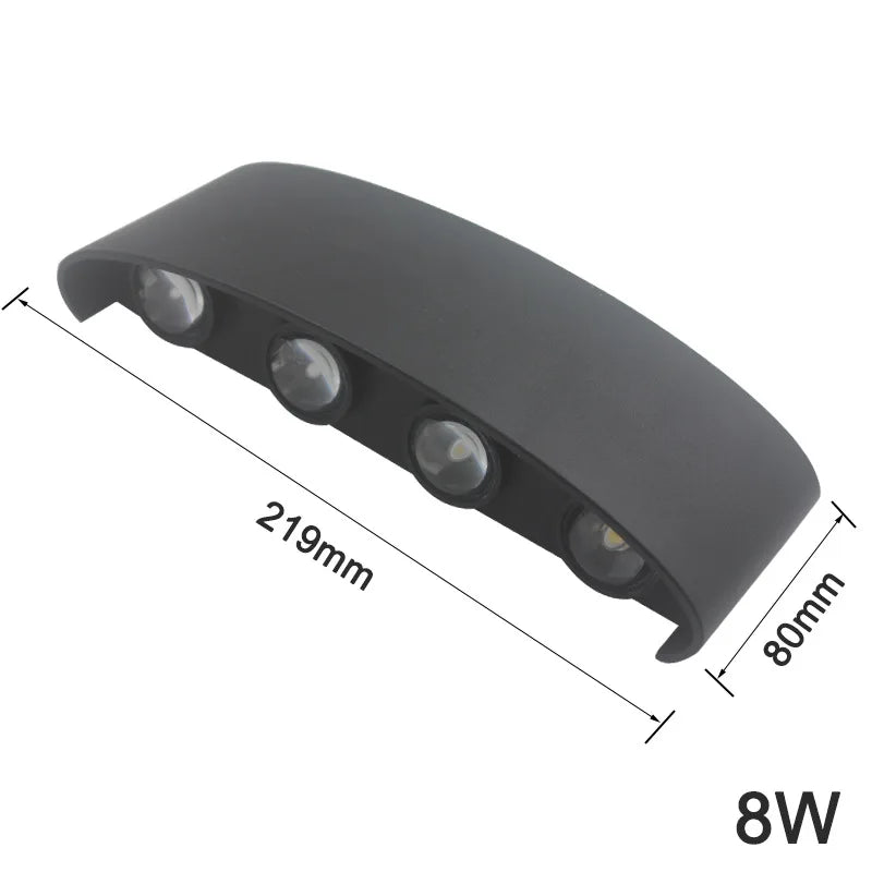 Yoryzeng Smart Wall Sconce | RGBW Dimmable, Bluetooth Control, Aluminum