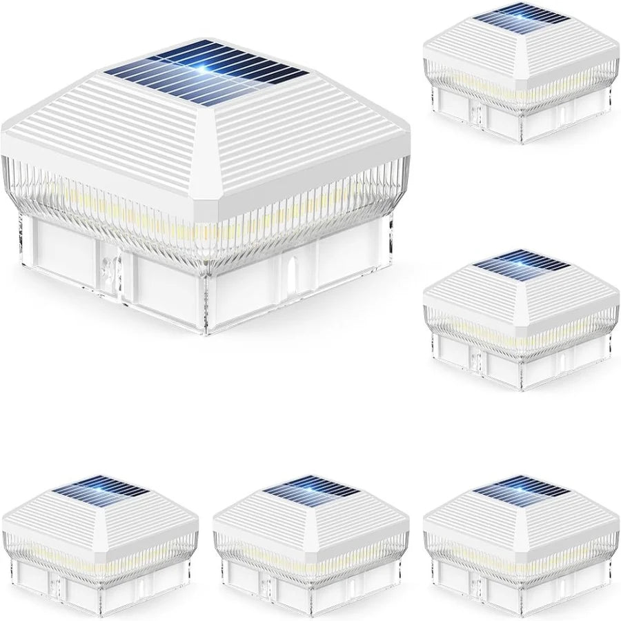 Kappa Solar Post Cap Lights | 40-LED, Dimmable for 4x4 Deck Posts