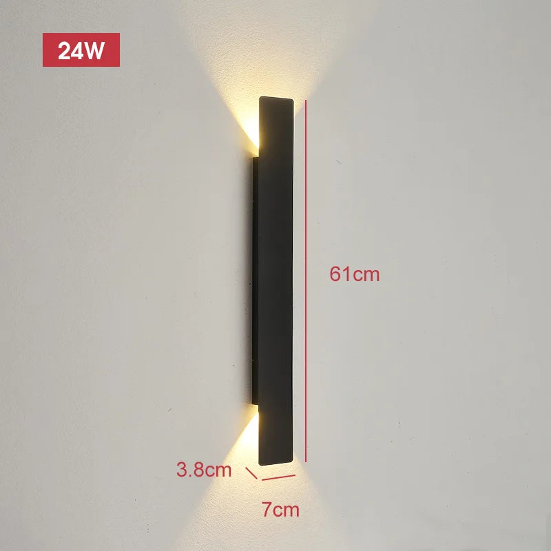 Milo Outdoor Wall Light | Waterproof Aluminum, Modern Design