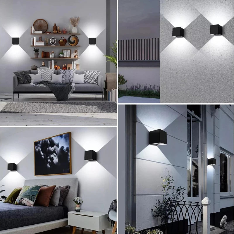 Elysian LED Wall Light | Waterproof Aluminum, Adjustable Beam Angle