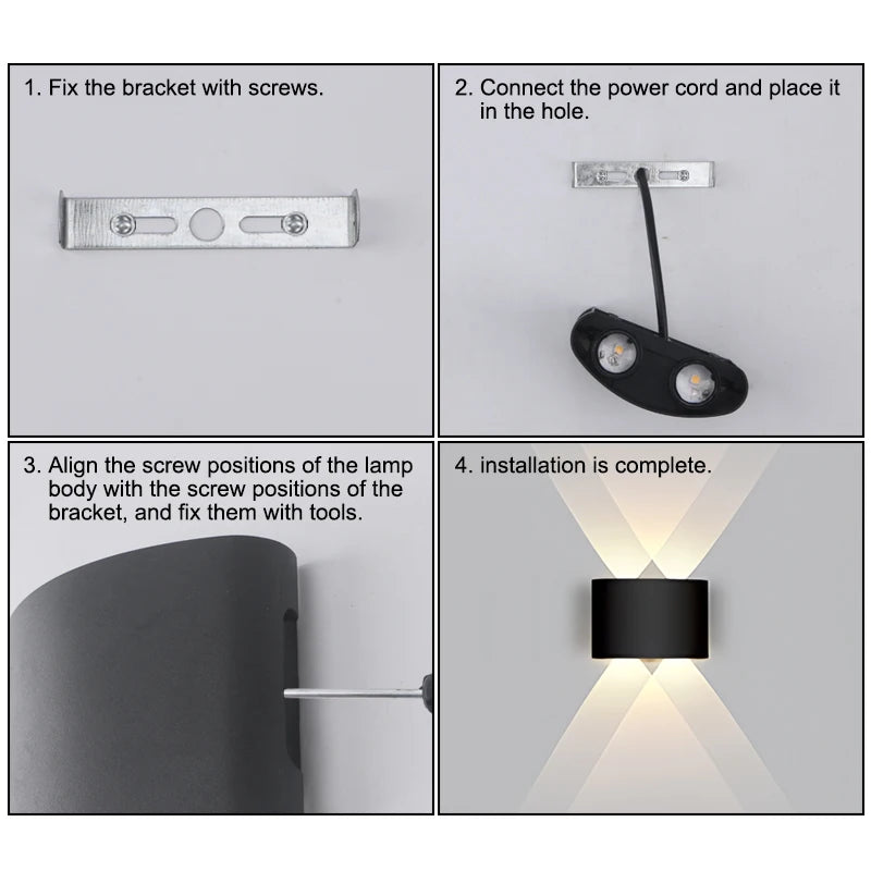 Elysium Outdoor Wall Lights | IP65 Waterproof, Modern LED Sconce