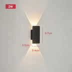 Pumous Wall Sconce | Waterproof Aluminum LED for Outdoor Lighting
