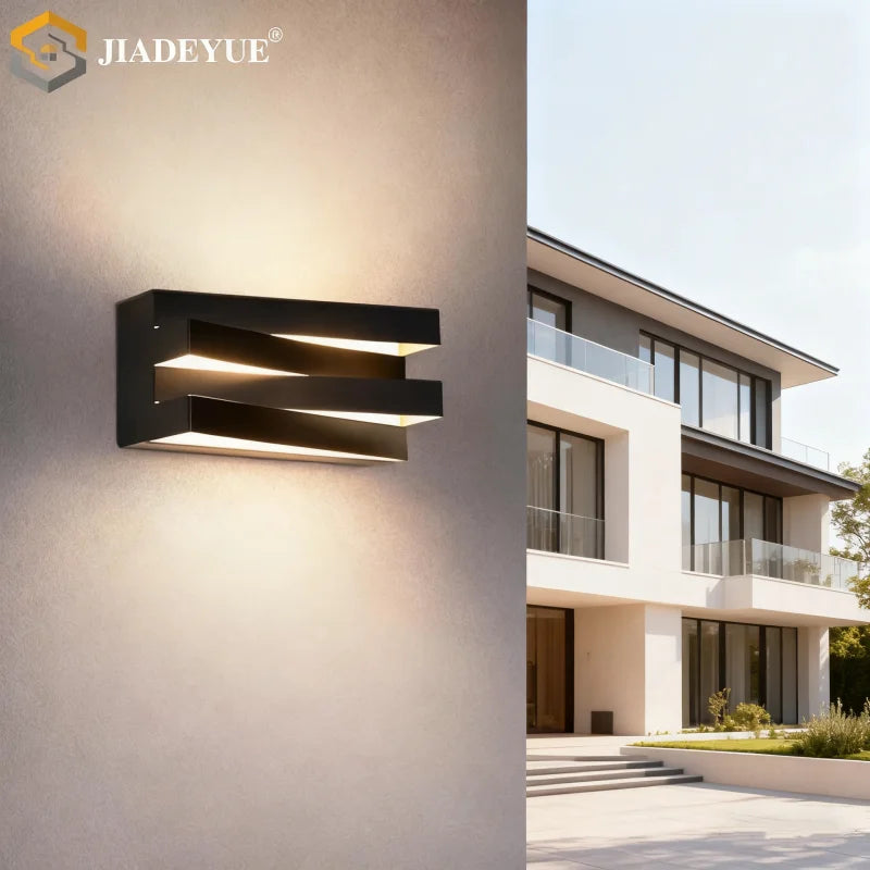 Jade Square Wall Sconce | Waterproof LED, Modern Design