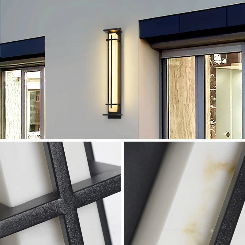 IP65 Waterproof LED Outdoor Wall Lamp – Modern Stainless Steel Exterior Wall Light for Garden and Balcony - 4