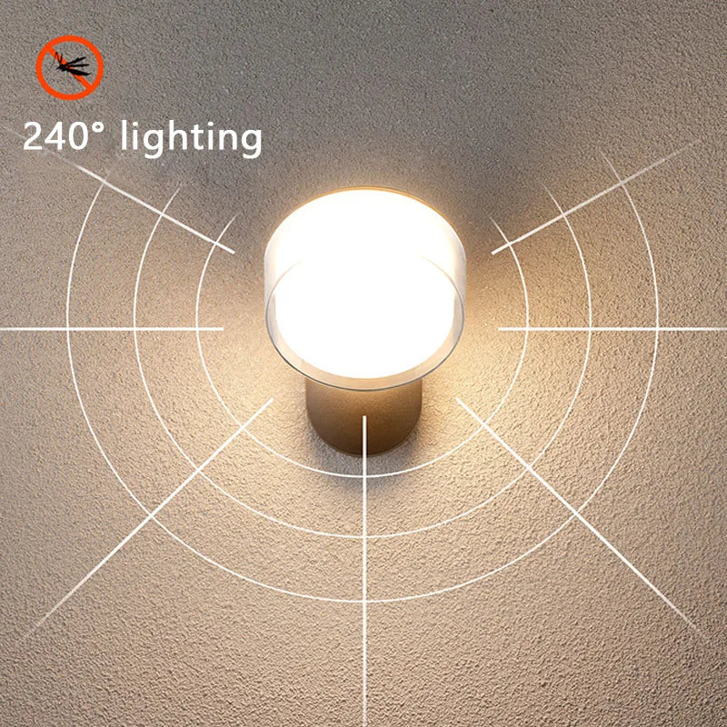 Nexa 屋外用ウォールライト | LED、防水、モーションセンサー、モダンデザイン