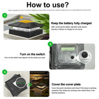 Nova Solar Post Cap Light | IP65 Waterproof, 3 Lighting Modes for 4-Inch Posts