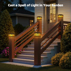 Kona Solar Post Cap Lights | Dual Mode, IPX5 Waterproof, Fits 3.5x3.5 & 4x4 Posts