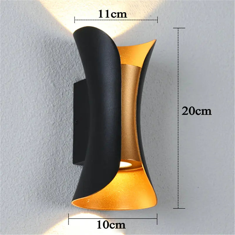Ferro Wall Sconce | LED Outdoor, Waterproof IP65, Modern Design