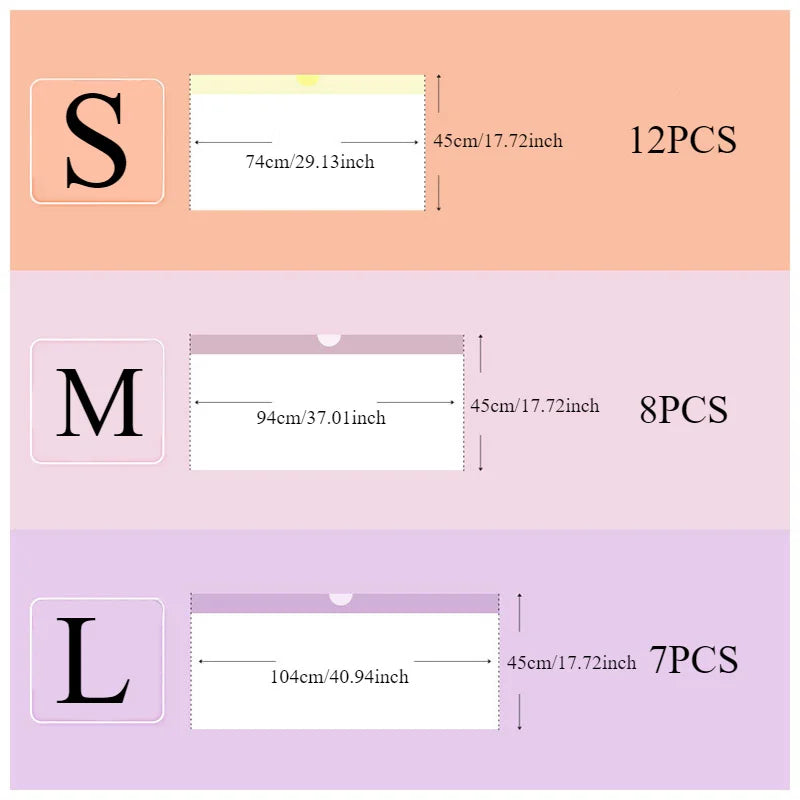 1/2/3Rolls Disposable Cat Litter Bags Disposable Pet Waste Bag with Drawstring Quick Clean Portable Cat Litter Box Liners Bags