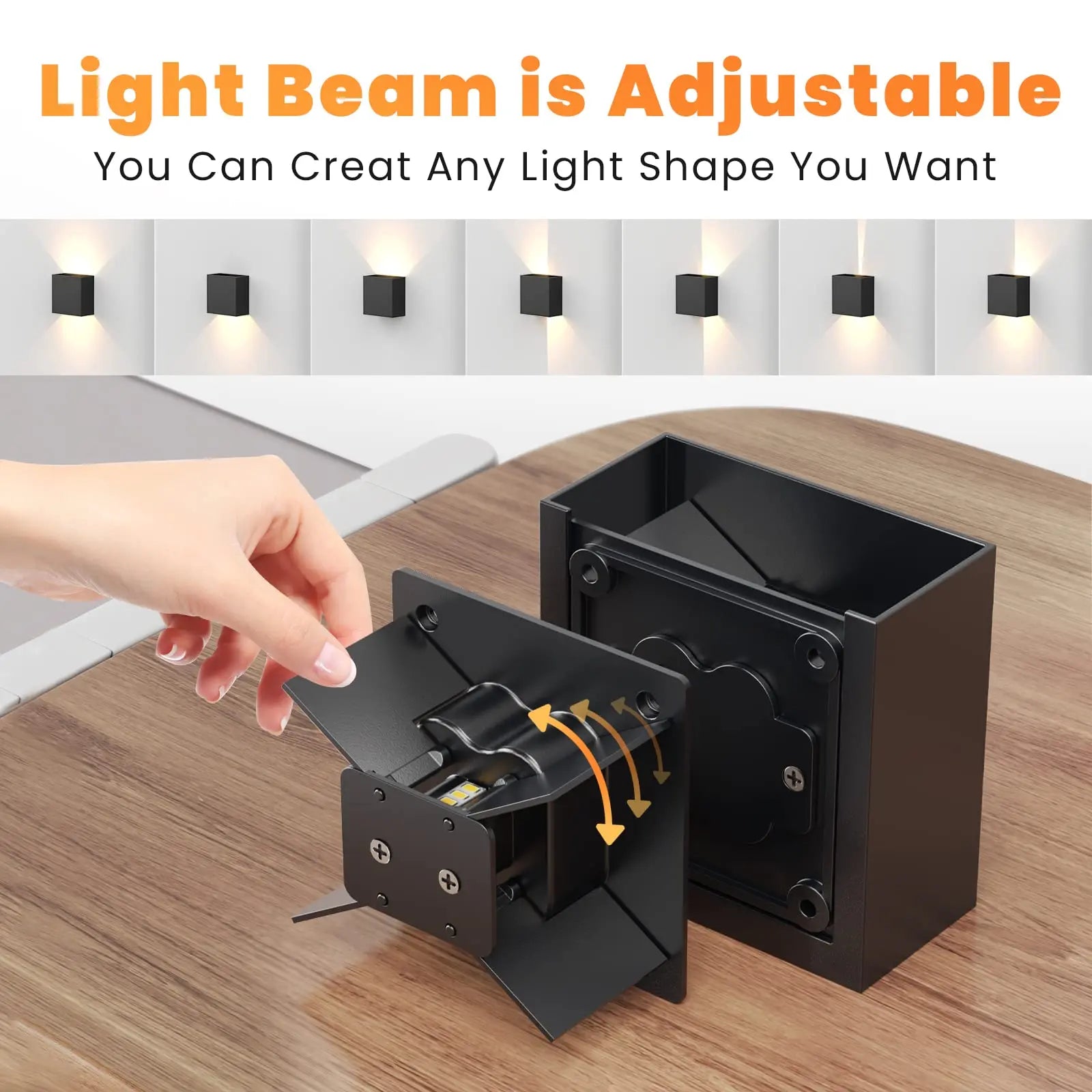 Kira LED Wall Sconce | Modern Aluminum, Up Down Design