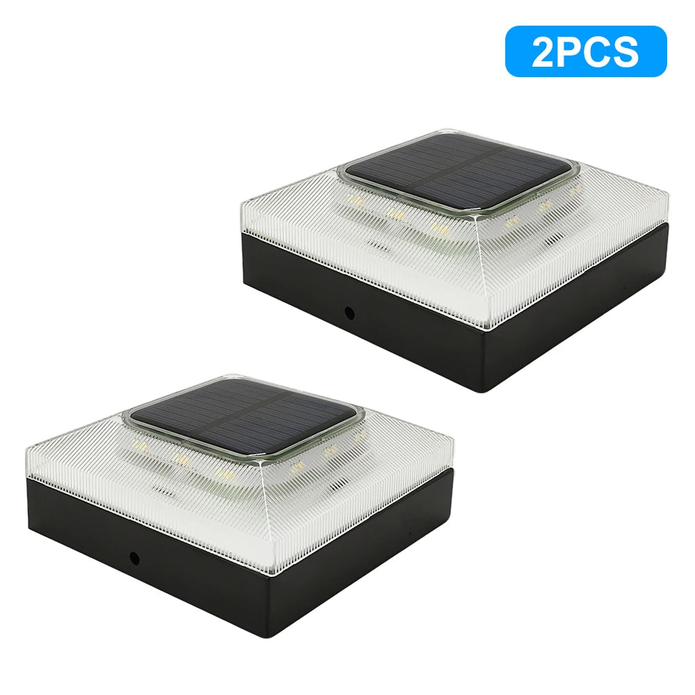 Nova Solar Post Cap Light | IP65 Waterproof, 3 Lighting Modes for 4-Inch Posts