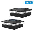 Nova Solar Post Cap Light | IP65 Waterproof, 3 Lighting Modes for 4-Inch Posts