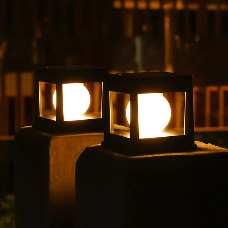 Sola Column Light | Waterproof Solar Outdoor Lamp with LED Lighting