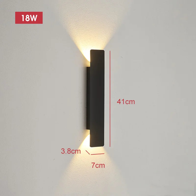 Milo Outdoor Wall Light | Waterproof Aluminum, Modern Design