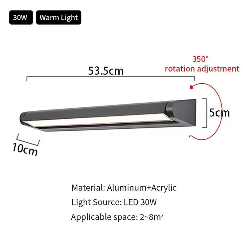 Luma Outdoor Wall Light | IP65 Waterproof, Adjustable Aluminum Sconce