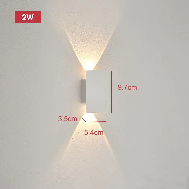 Pumous Wall Sconce | Waterproof Aluminum LED for Outdoor Lighting
