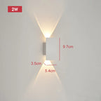 Pumous Wall Sconce | Waterproof Aluminum LED for Outdoor Lighting