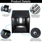 Elysian LED Wall Light | Waterproof Aluminum, Adjustable Beam Angle