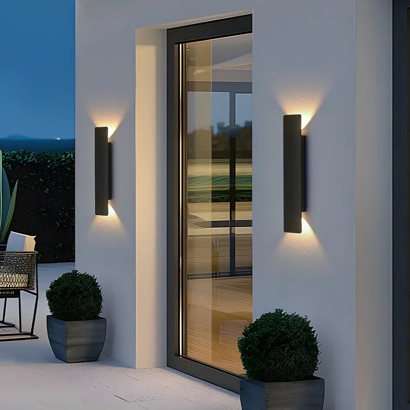 Milo Outdoor Wall Light | Waterproof Aluminum, Modern Design