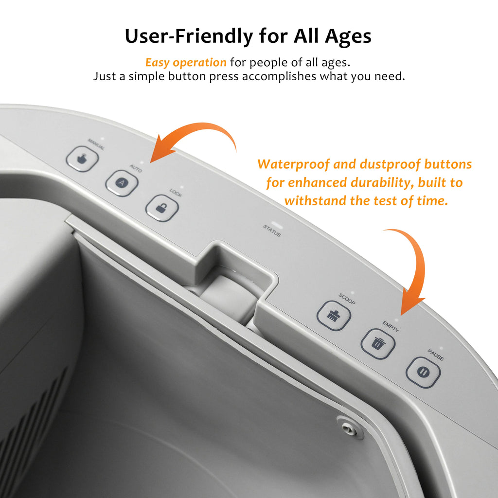 Self-Cleaning Cat Litter Box Open-Top Design with Advanced Safety Sensors Extra Large Capacity for Multi-Cat Homes Hassle-Free