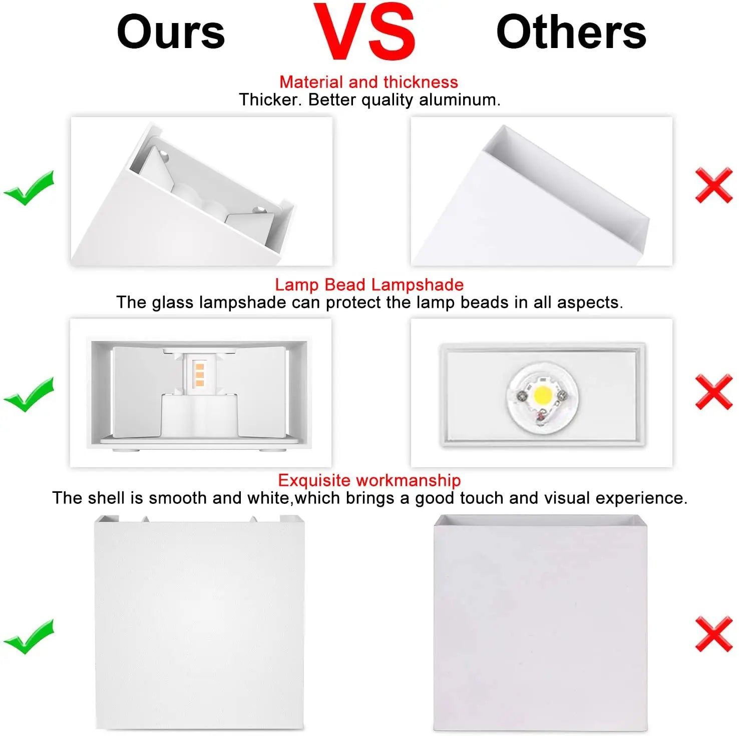 Kira LED Wall Sconce | Modern Aluminum, Up Down Design