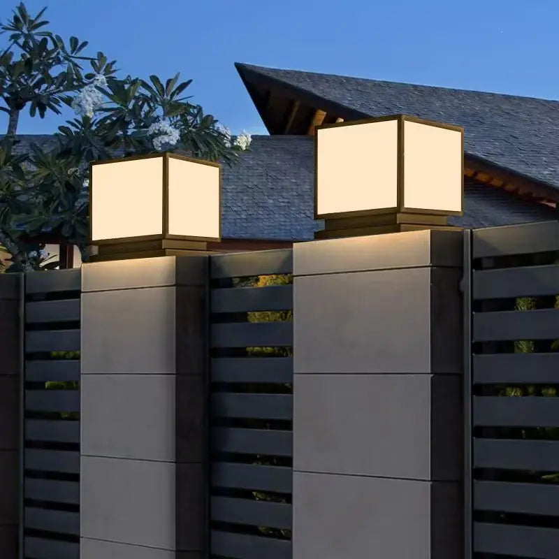 Luma ソーラーガーデンライト | 防水LED屋外照明、ソーラーパワー、モダンデザイン