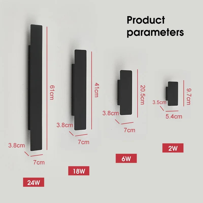 Milo Outdoor Wall Light | Waterproof Aluminum, Modern Design