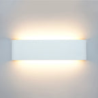 Kallia Wall Sconce | Modern LED, Up Down, Aluminum, Clear Glass