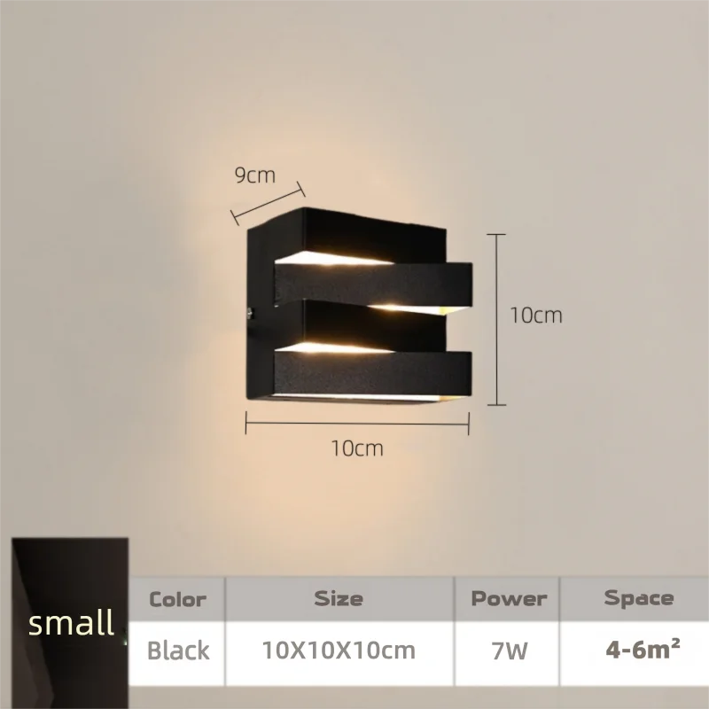 Jade Square Wall Sconce | Waterproof LED, Modern Design