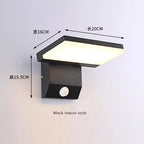 Luma 屋外用ウォールランプ | IP65防水、角度調整可能、モーションセンサー