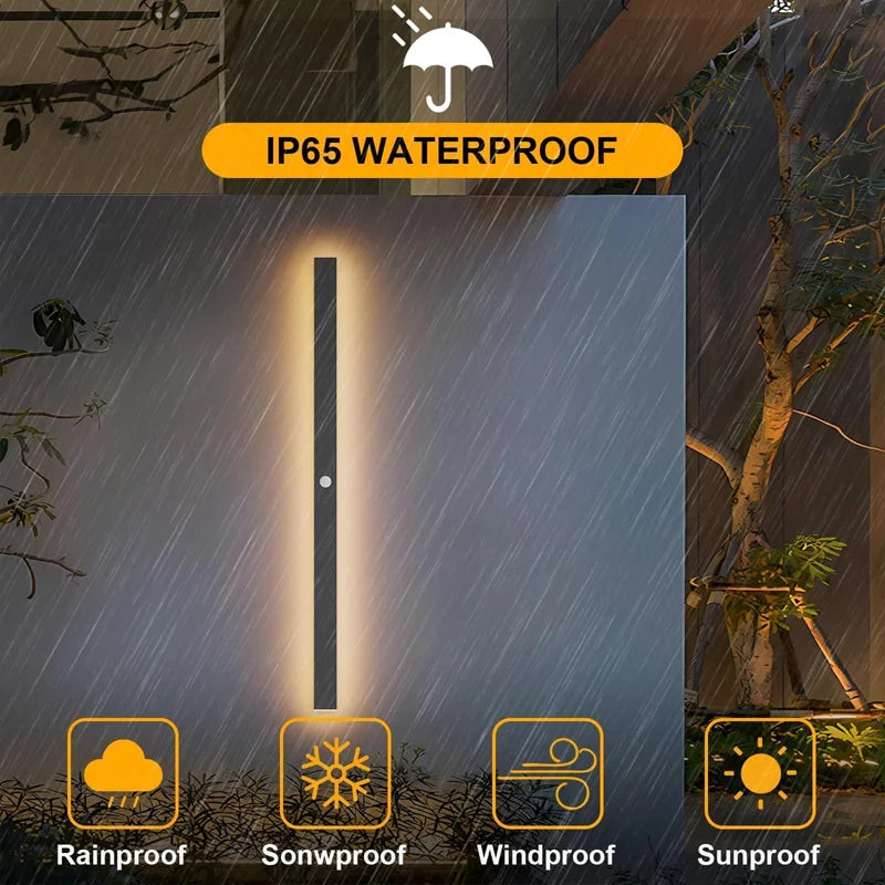 Nexa 屋外用壁取り付け用燭台 | モーションセンサー、IP65防水