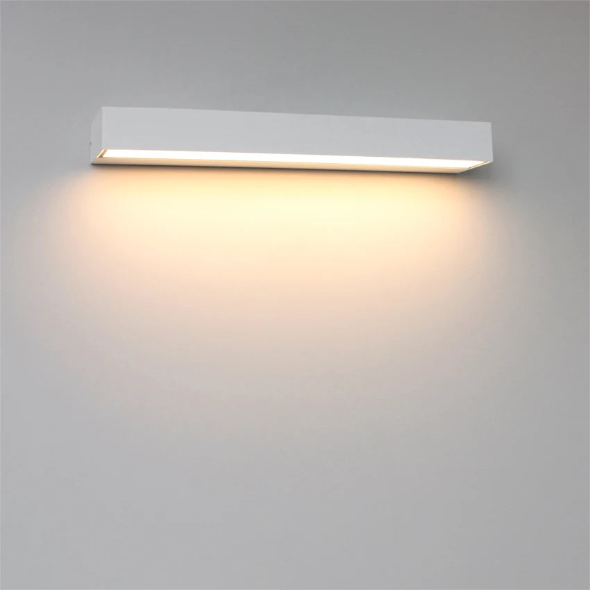 Modern Waterproof LED Wall Lamp - 12W/18W/30W Outdoor Wall Sconce Lighting in Durable Aluminum - 1