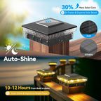 Solaire Solar Post Light | Waterproof, 10-12 Hours of Illumination